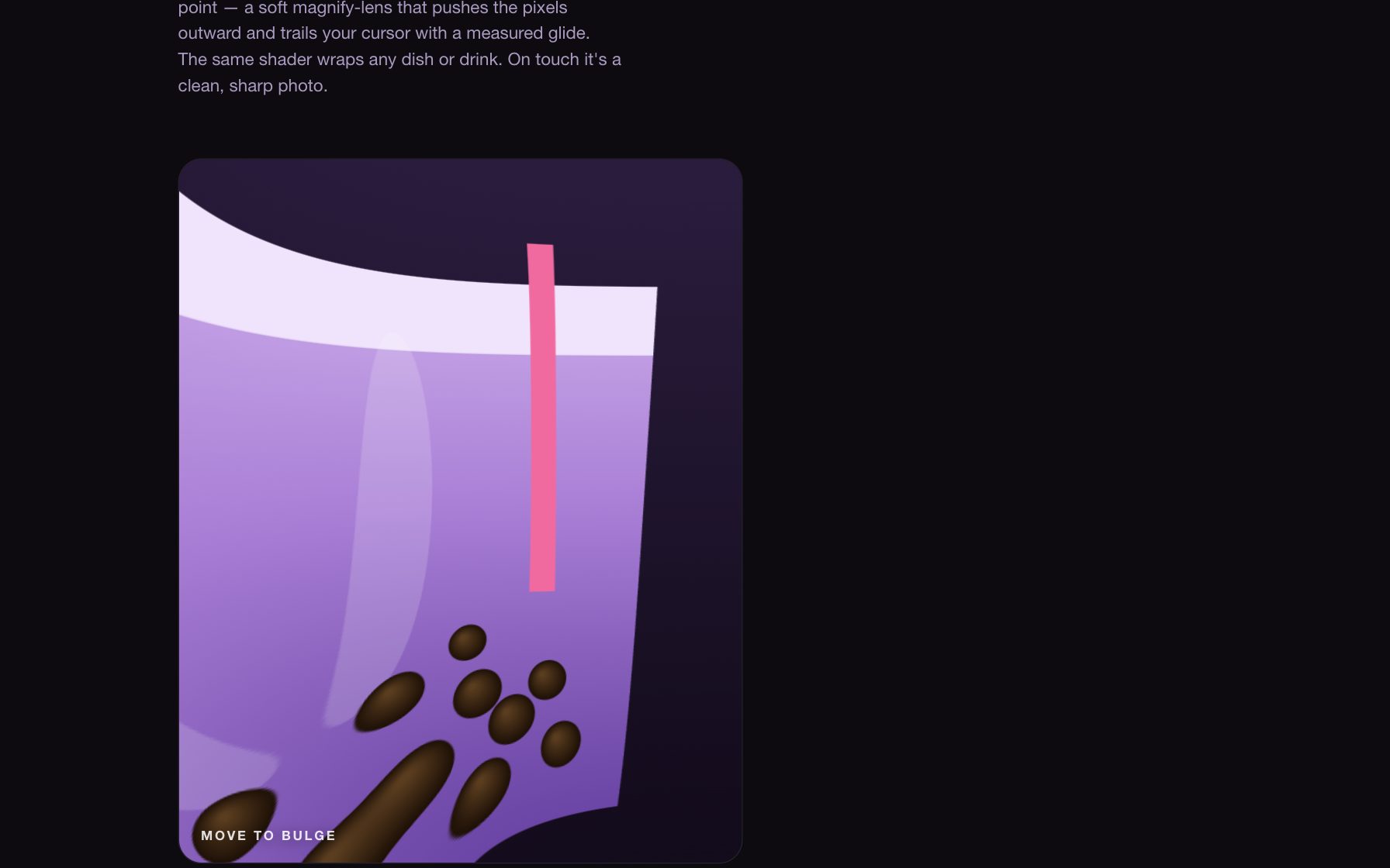Cursor Bulge Lens preview
