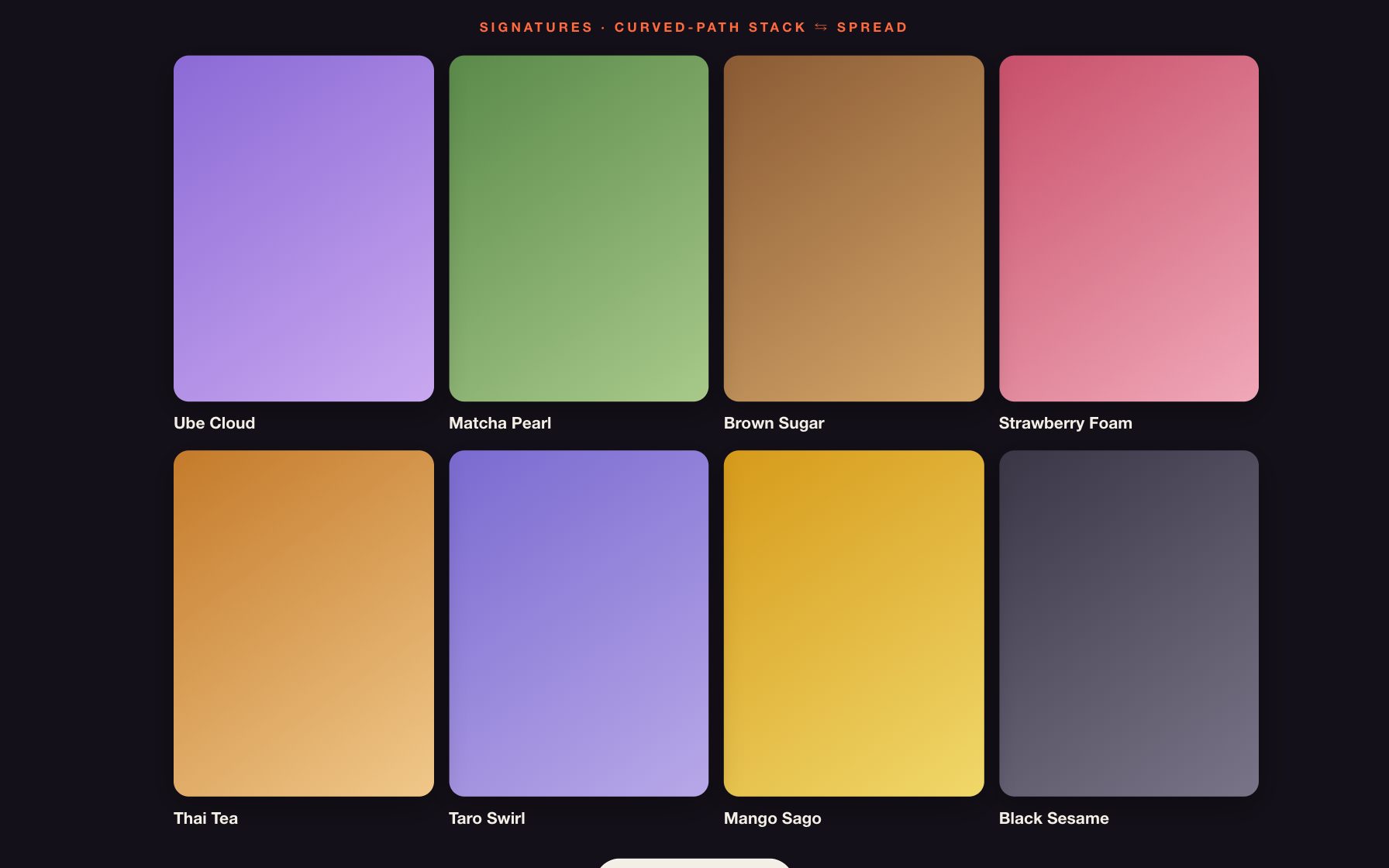 Motionpath Card Flow preview