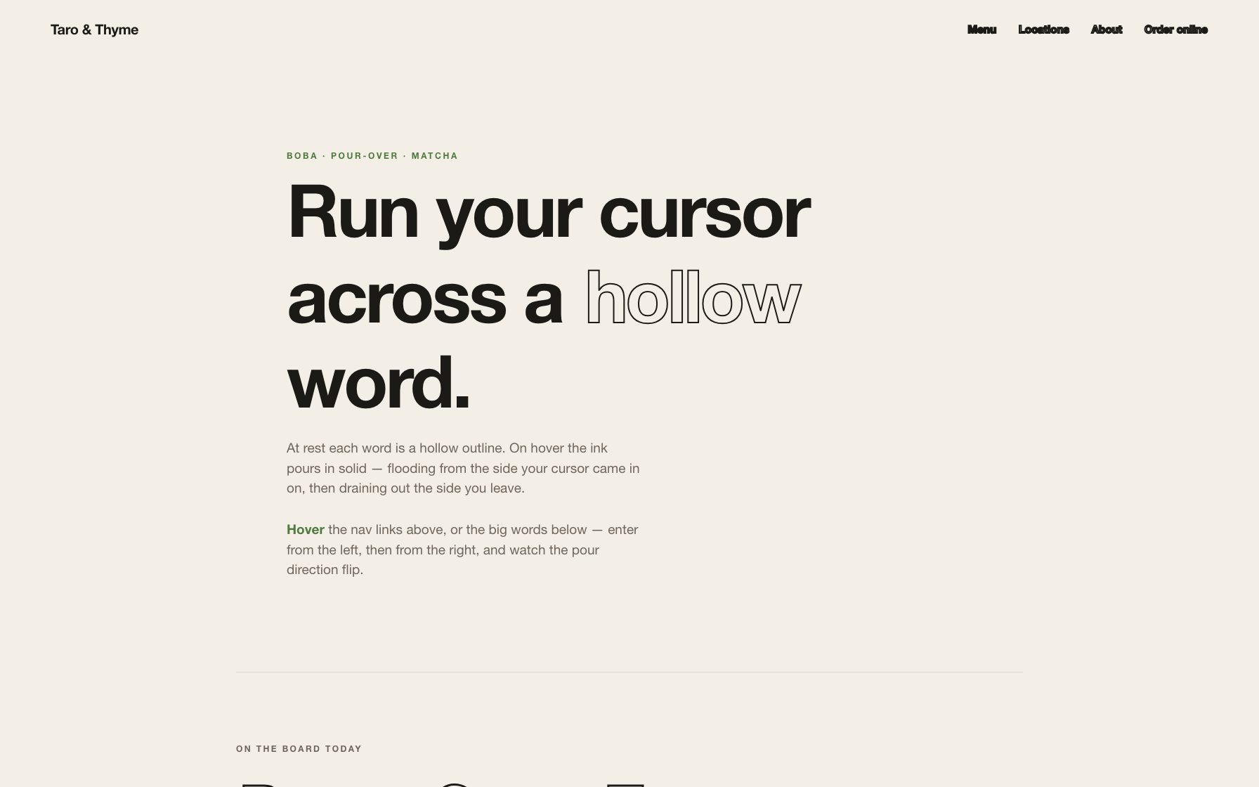 Outline Fill Hover preview