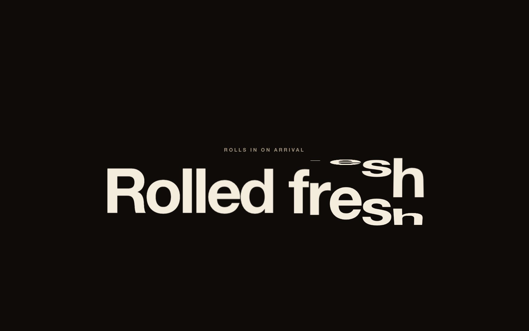 Rolling Char Text preview