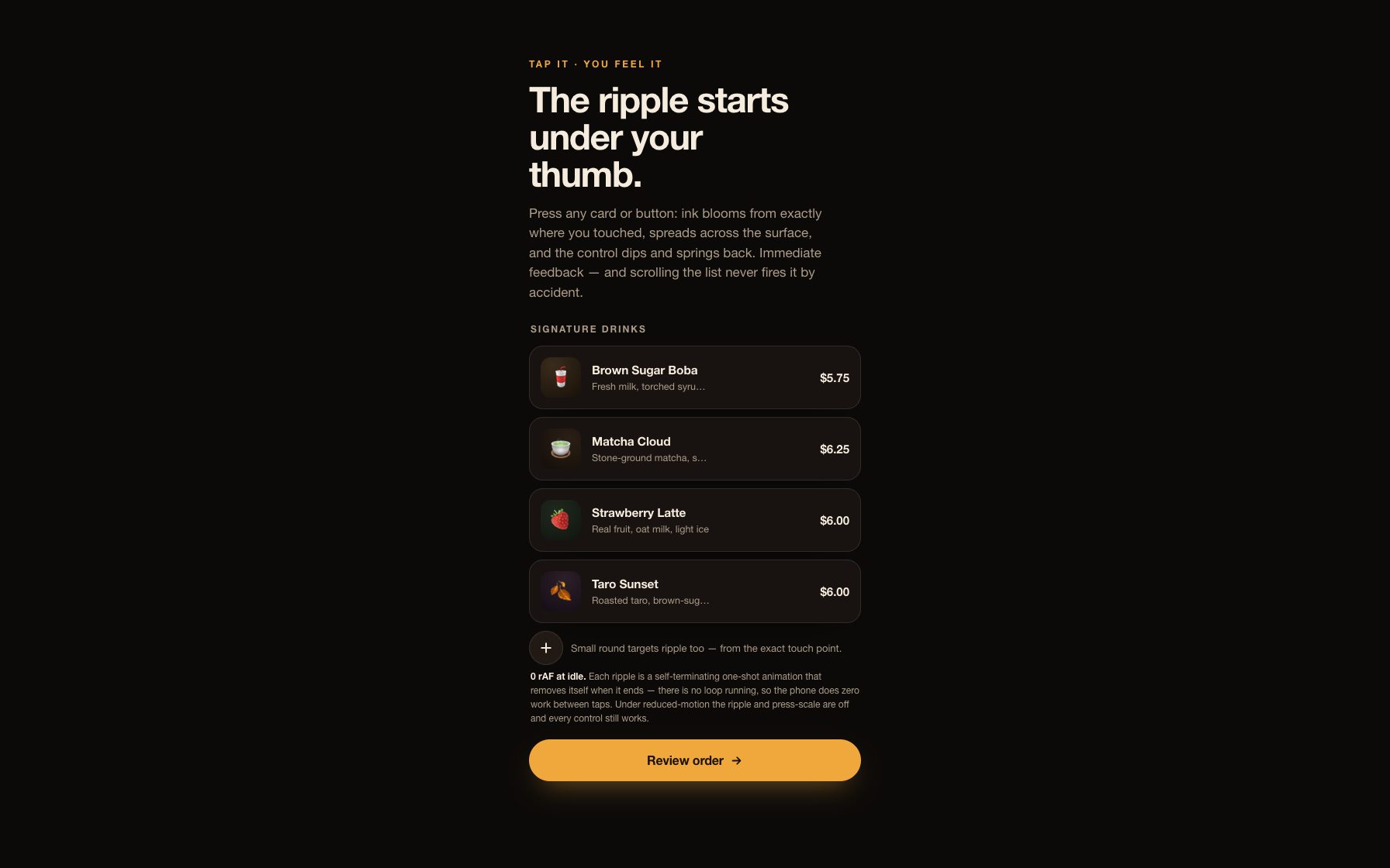 Tap Ripple Mobile preview